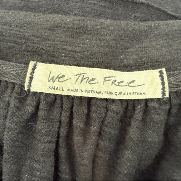 We the Free Free People Black sleeveless flowy top - Picture 6 of 7